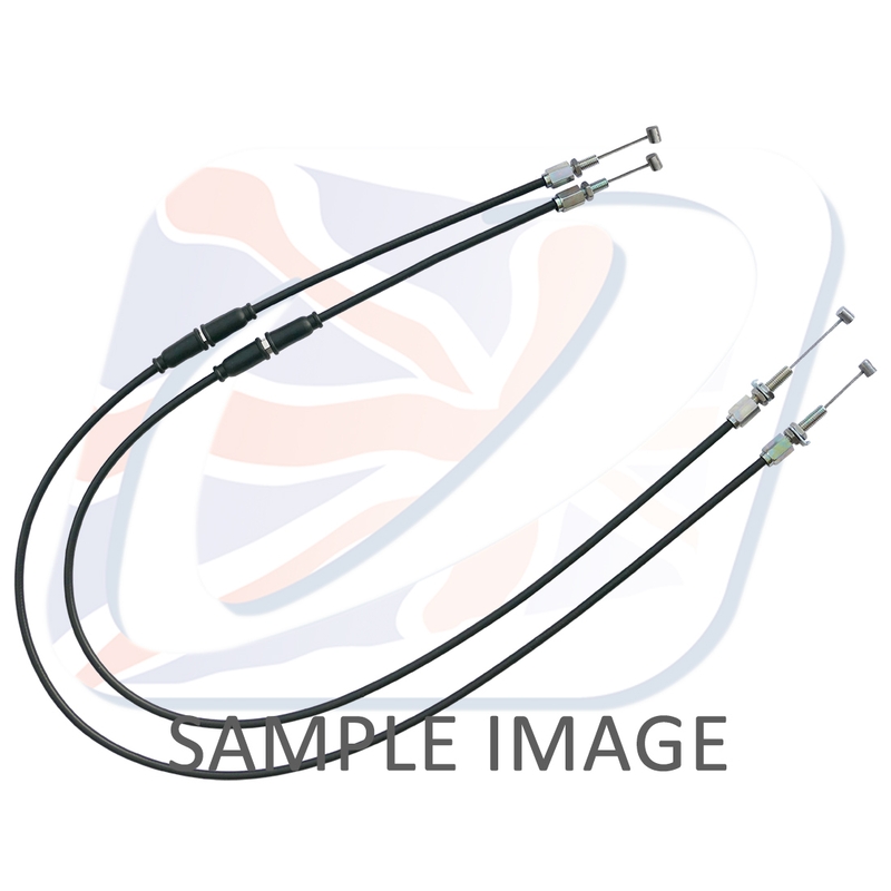 Throttle cables (pair) Venhill featherlight Negru