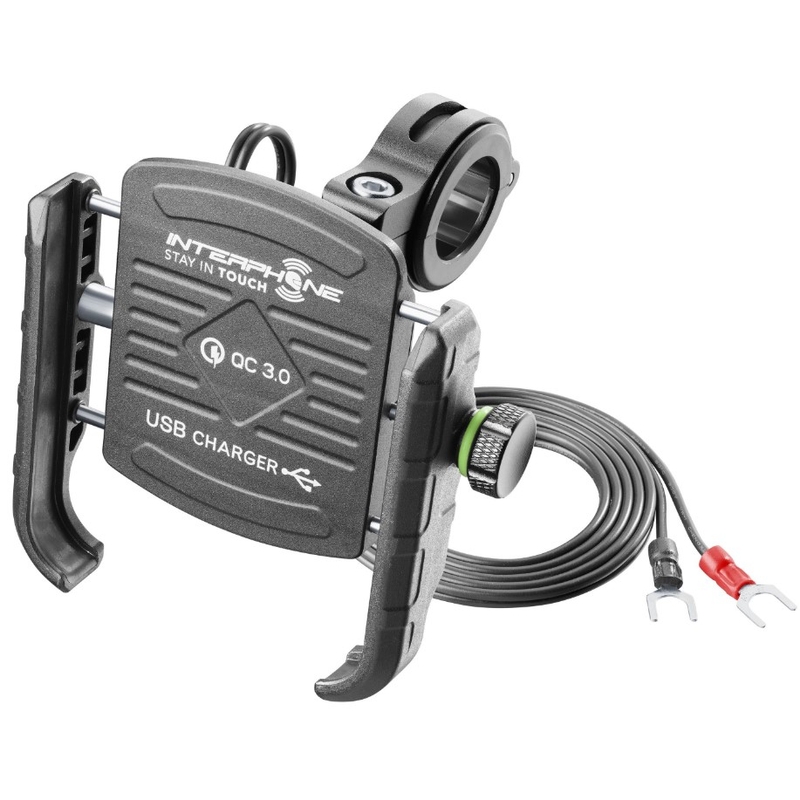Suport universal pentru interfon Motocrab cu port USB