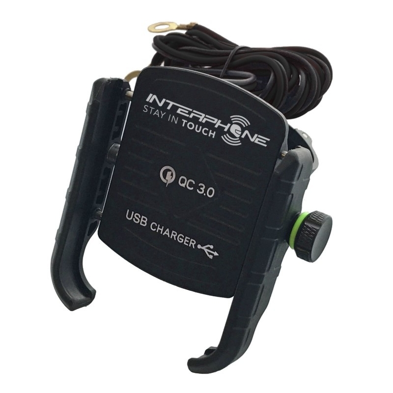 Suport universal pentru interfon Motocrab cu port USB