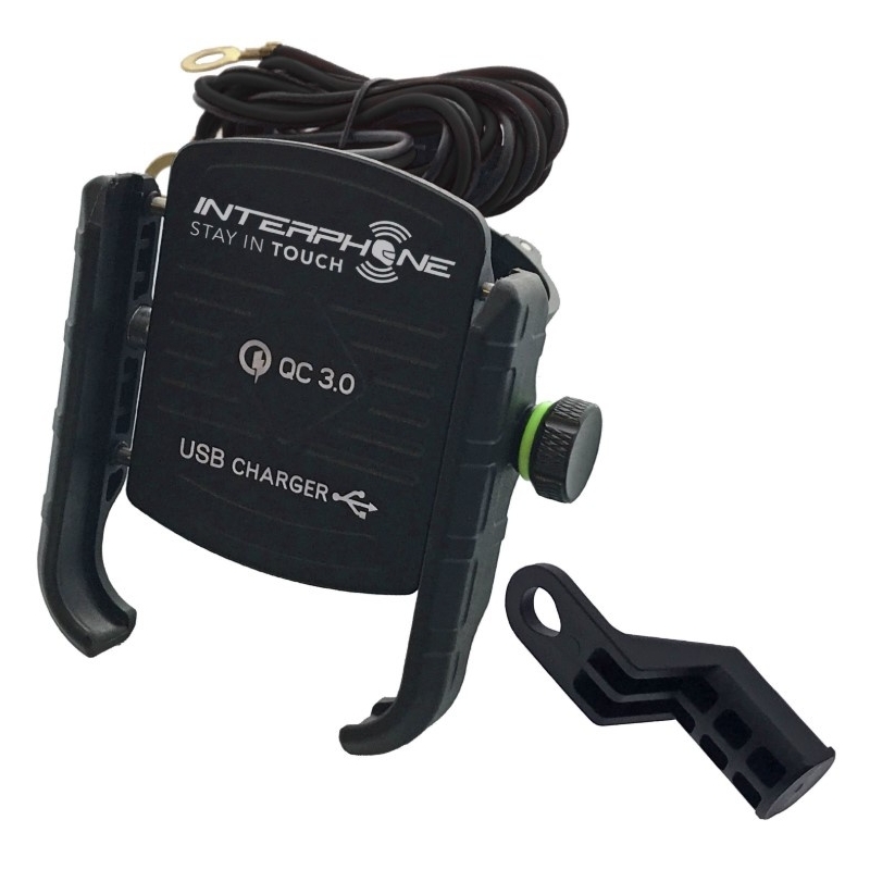 Suport universal pentru interfon Motocrab cu port USB