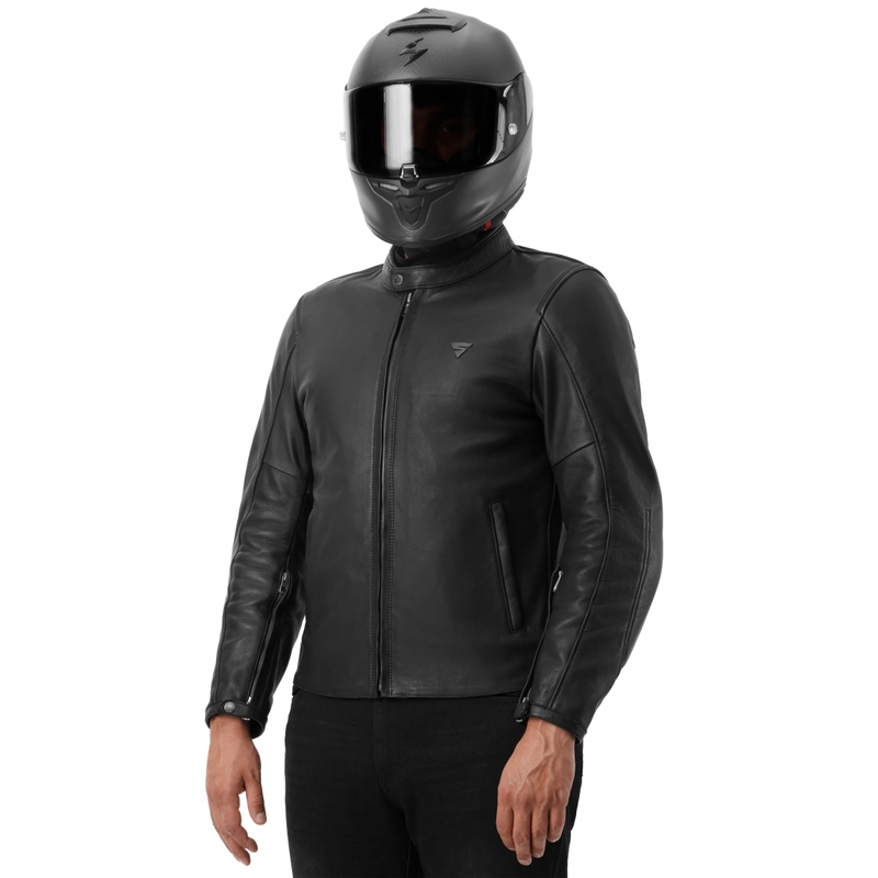 Geacă de piele pentru motocicletă Shima Hunter 3.0 neagră