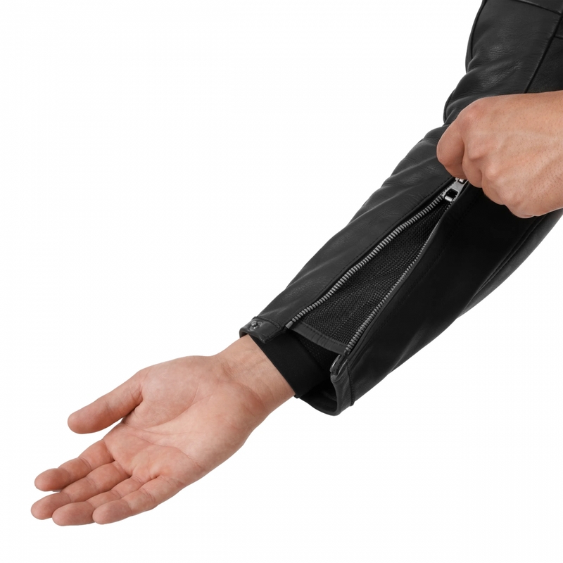 Geacă de piele pentru motocicletă Shima Hunter 3.0 neagră