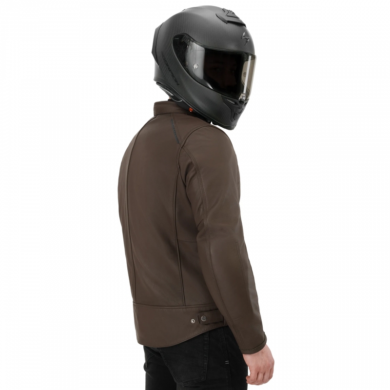 Geacă de motocicletă din piele Shima Hunter 3.0 maro