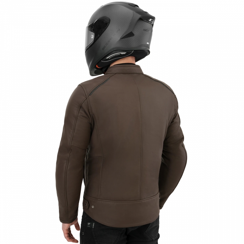 Geacă de motocicletă din piele Shima Hunter 3.0 maro