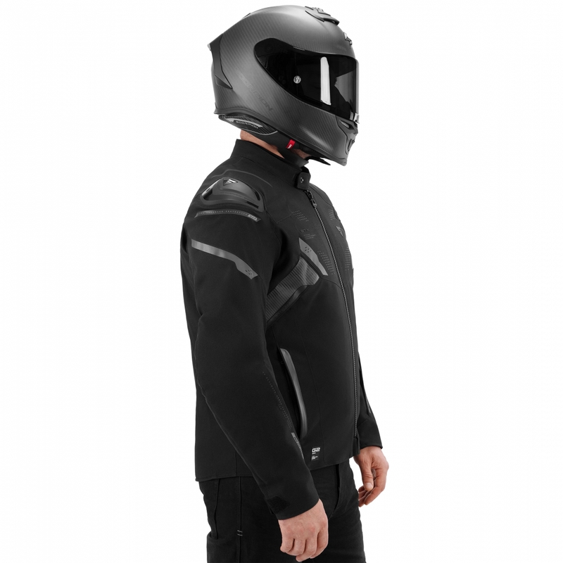 Geacă de motocicletă Shima STX neagră