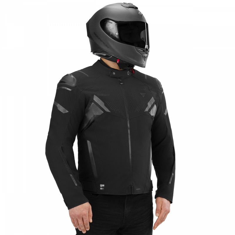 Geacă de motocicletă Shima STX neagră