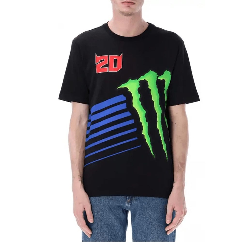 Tricou Fabio Quartararo Monster Energy Logo negru