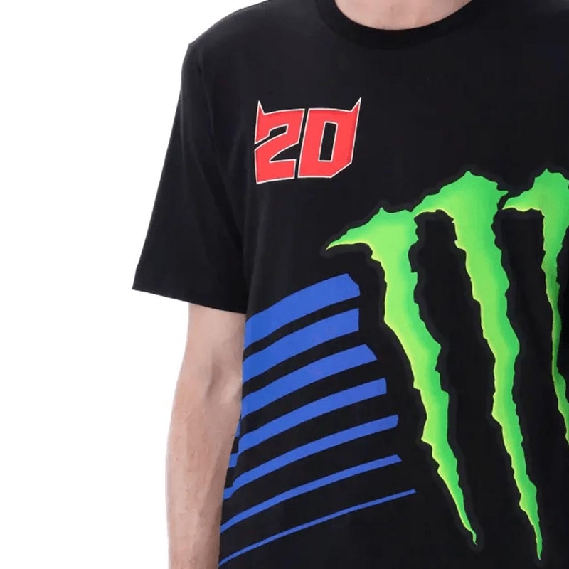 Tricou Fabio Quartararo Monster Energy Logo negru