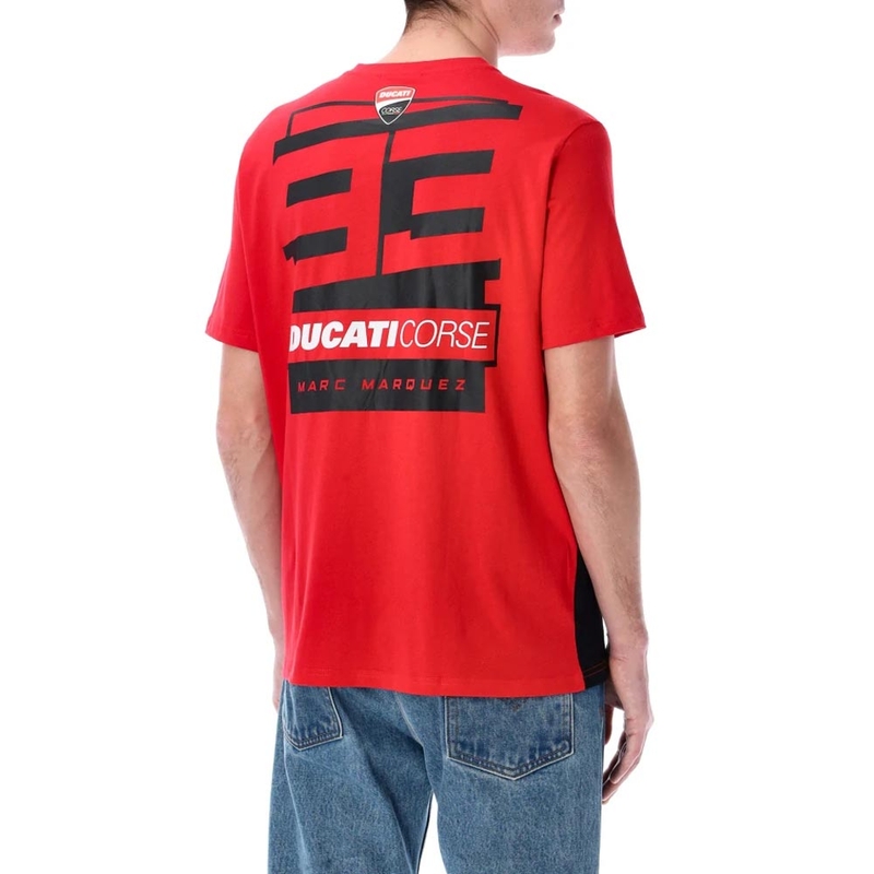 Tricou Ducati Corse Marc Marquez cu logo roșu