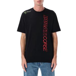 Tricou Ducati Corse Monster Energy cu logo negru