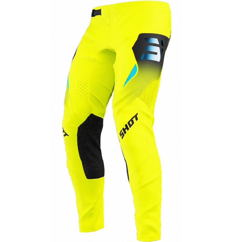Pantaloni MX Shot Aerolite Phase Galben Fluo