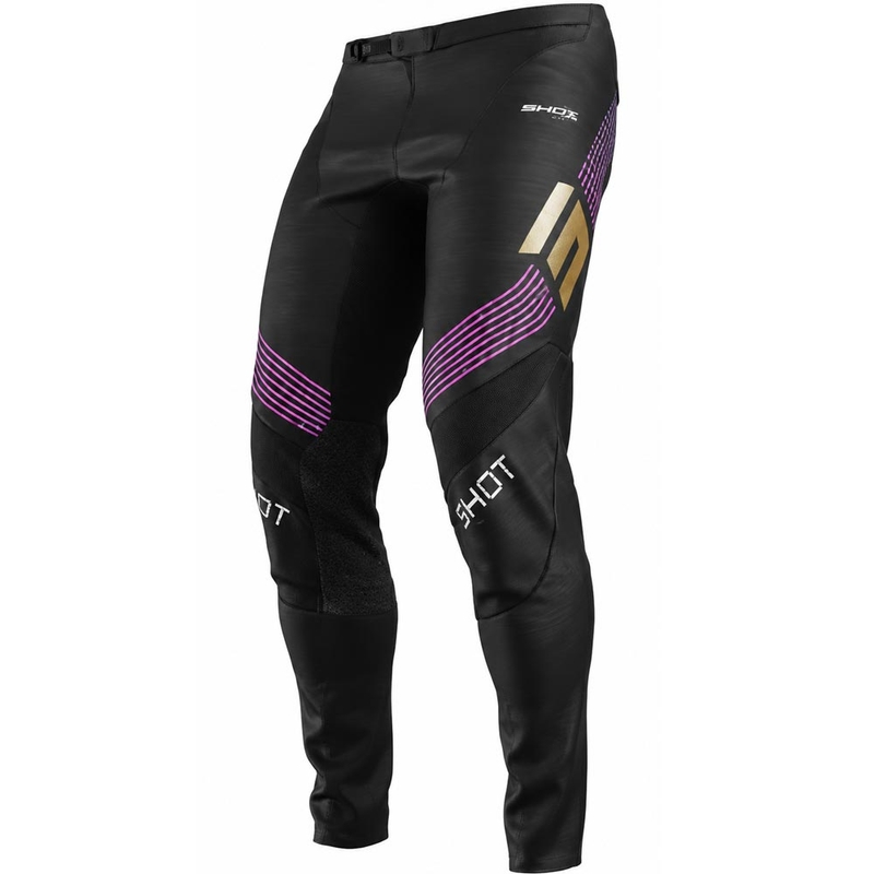 Pantaloni motocross Shot Contact Kicker negri