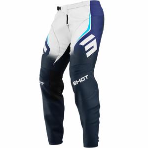 Pantaloni motocross Shot Devo Future albaștri