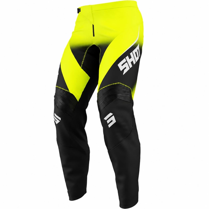 Pantaloni motocross Shot Draw Clash galben fluo
