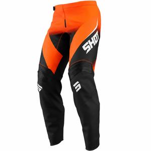 Pantaloni motocross Shot Draw Clash portocalii