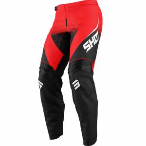 Pantaloni motocross Shot Draw Clash roșii
