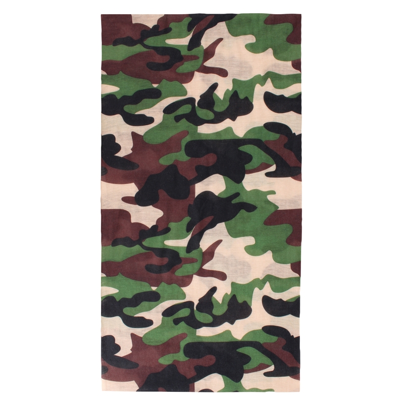 Eșarfă moto multifuncțională RSA Camo verde