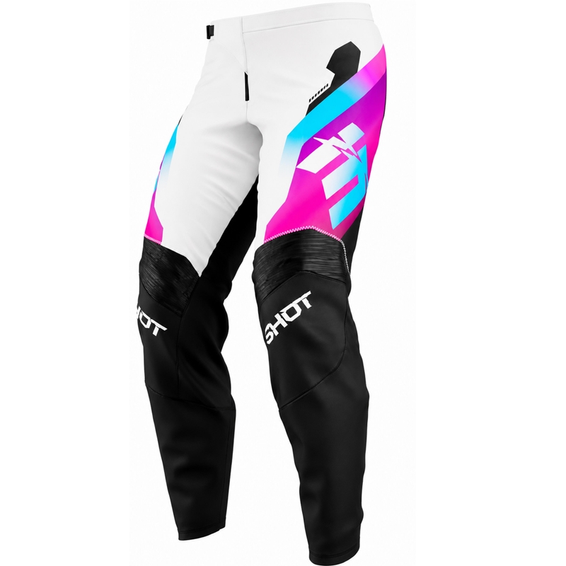 Pantaloni motocross Shot Draw Rocket pentru copii, roz