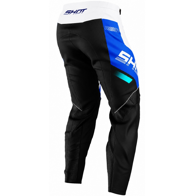 Pantaloni motocross Shot Draw Struck pentru copii, albaștri
