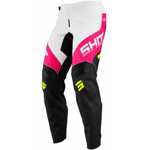 Pantaloni motocross Shot Draw Struck pentru copii, roz