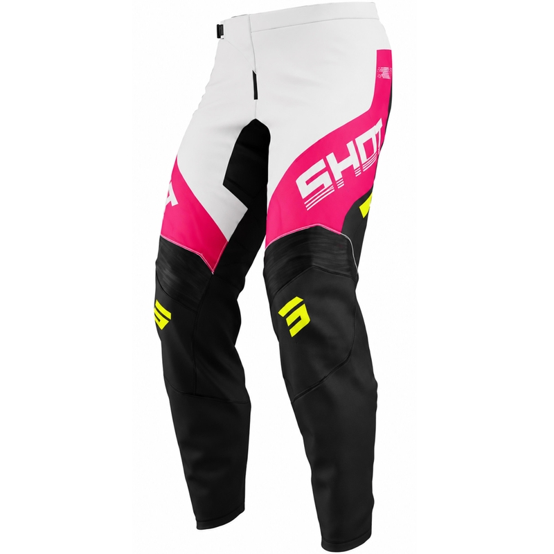 Pantaloni motocross Shot Draw Struck pentru copii, roz