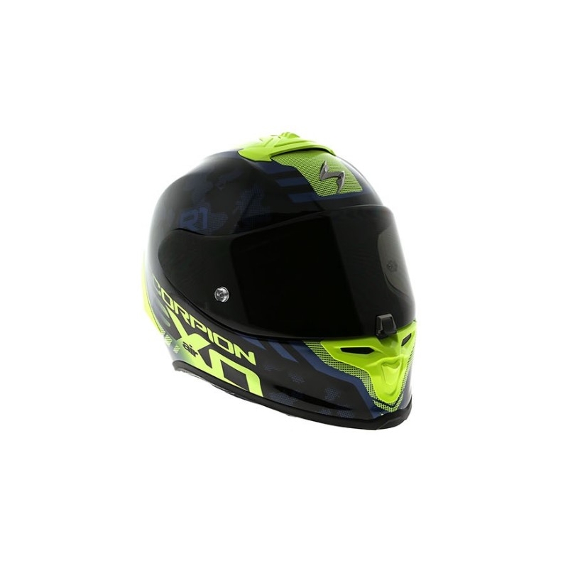 Cască integrală Scorpion EXO-R1 Air Ogi negru-fluo galben lichidare