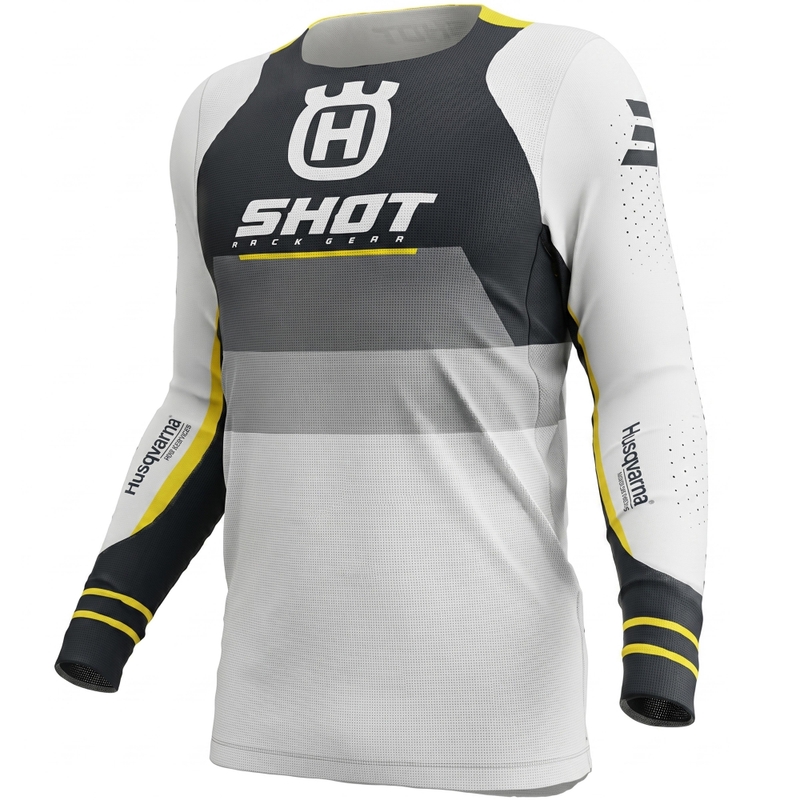 Tricou motocross Shot Aerolite HVA 27 negru