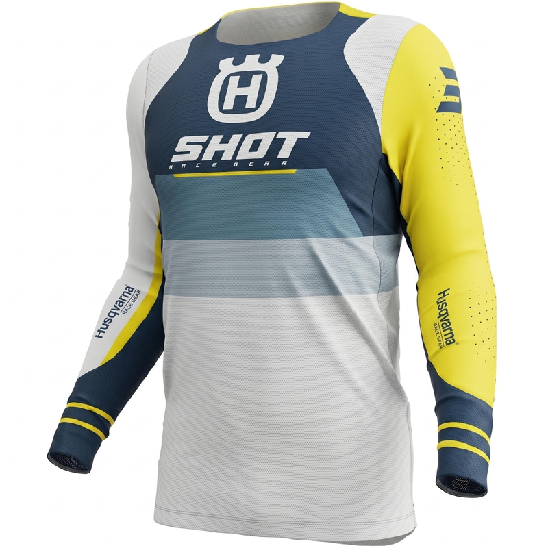 Tricou Motocross Shot Aerolite HVA 27 albastru