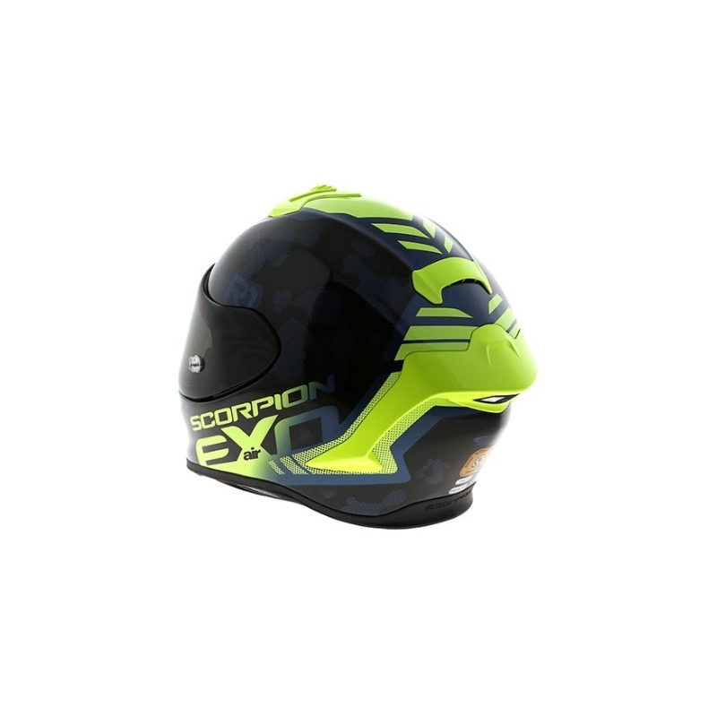 Cască integrală Scorpion EXO-R1 Air Ogi negru-fluo galben lichidare