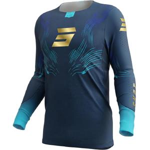 Tricou Motocross Shot Aerolite Volt albastru