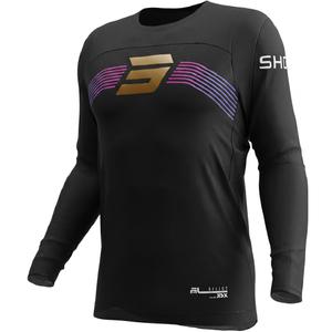 Tricou motocross Shot Contact Kicker negru