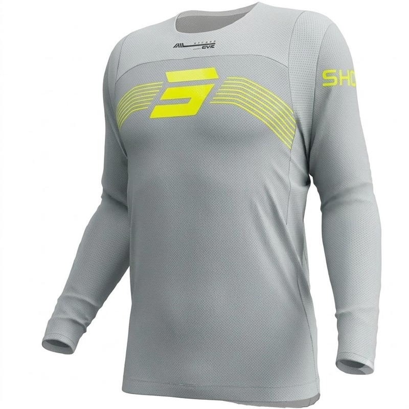 Tricou motocross Shot Contact Kicker gri