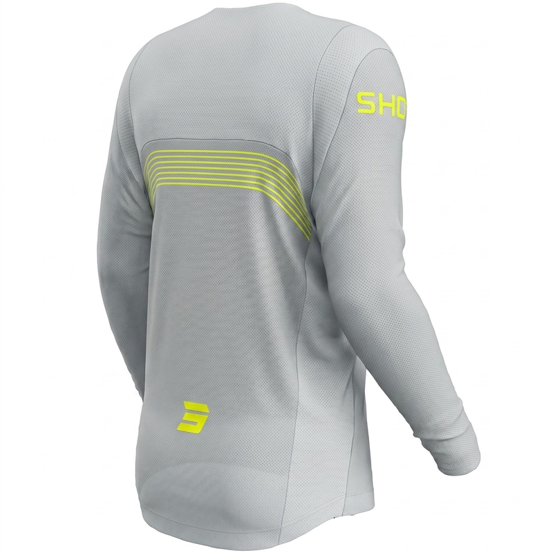 Tricou motocross Shot Contact Kicker gri