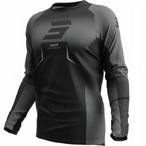 Tricou motocross Shot Devo Future negru
