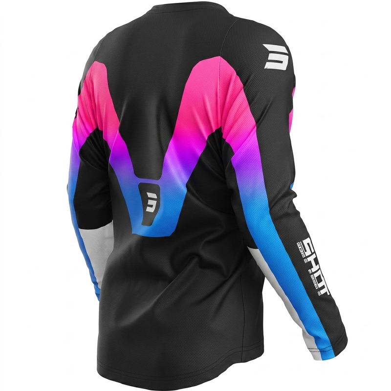 Tricou motocross Shot Devo Struck roz