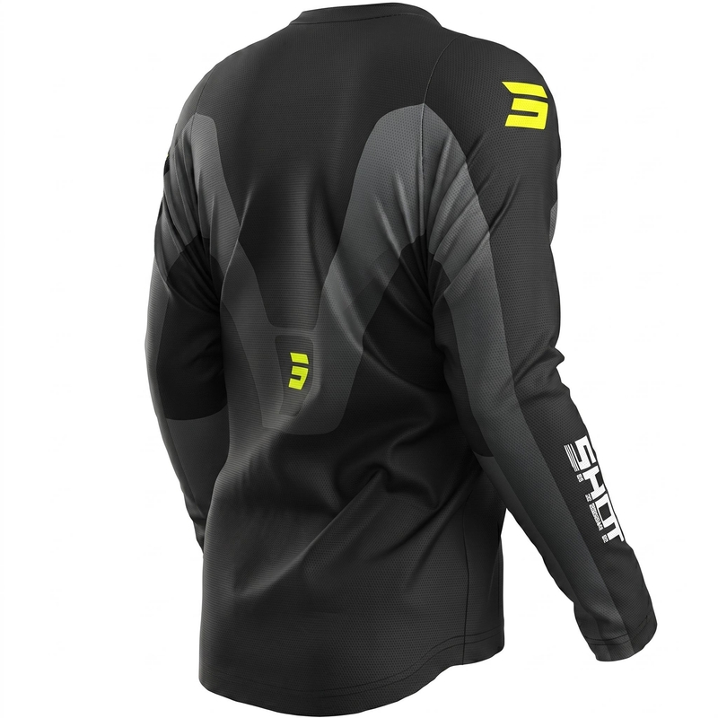 Tricou motocross Shot Devo Struck gri