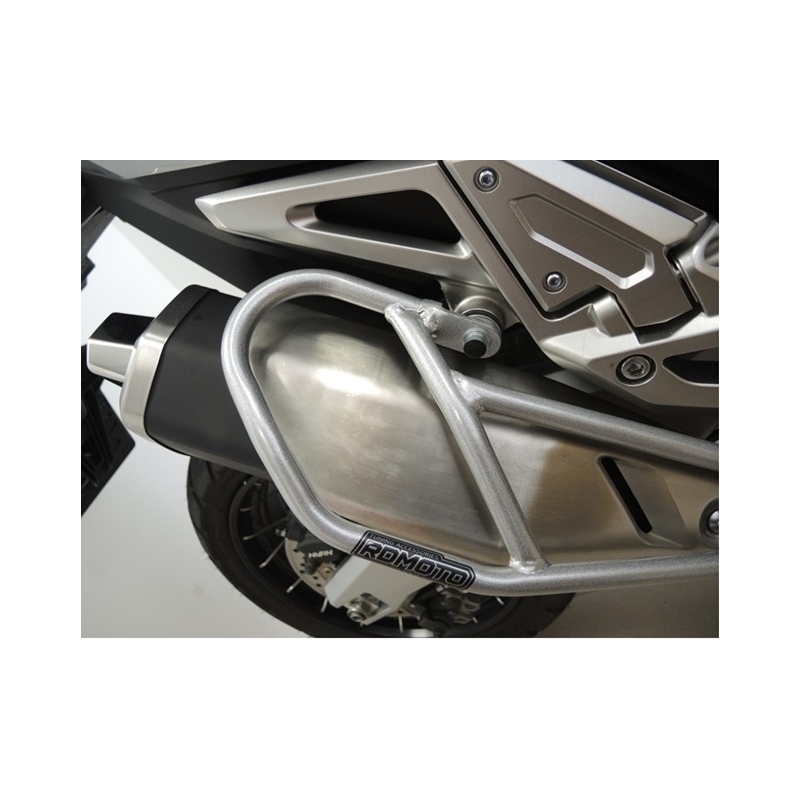 Exhaust guards RDMOTO argintiu