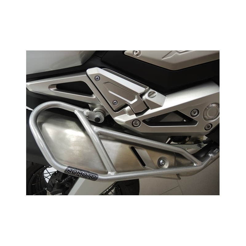 Exhaust guards RDMOTO argintiu