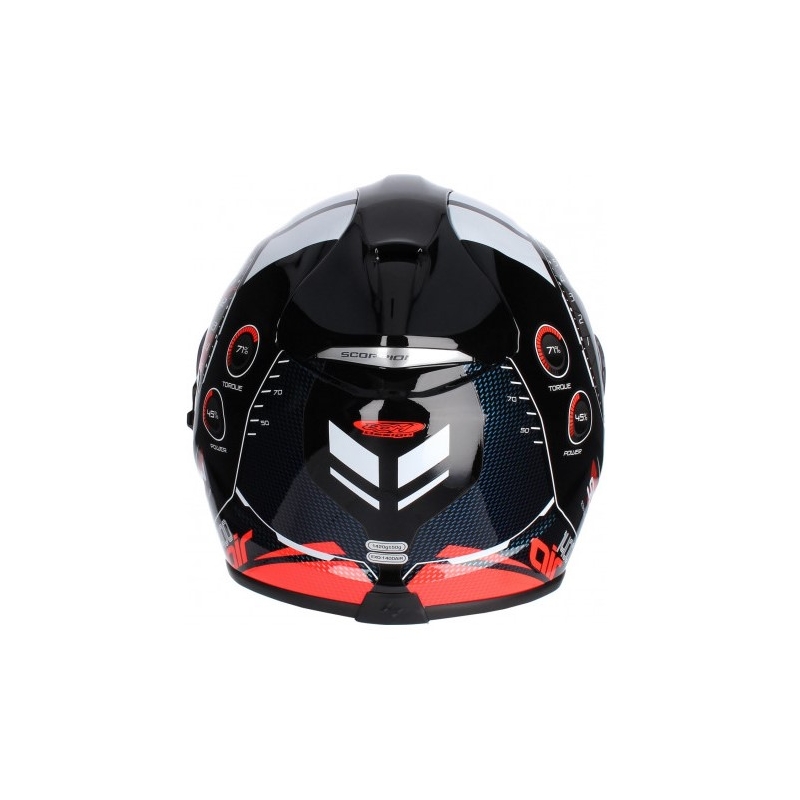 Cască integrală Scorpion EXO-1400 Air Torque negru-roșu