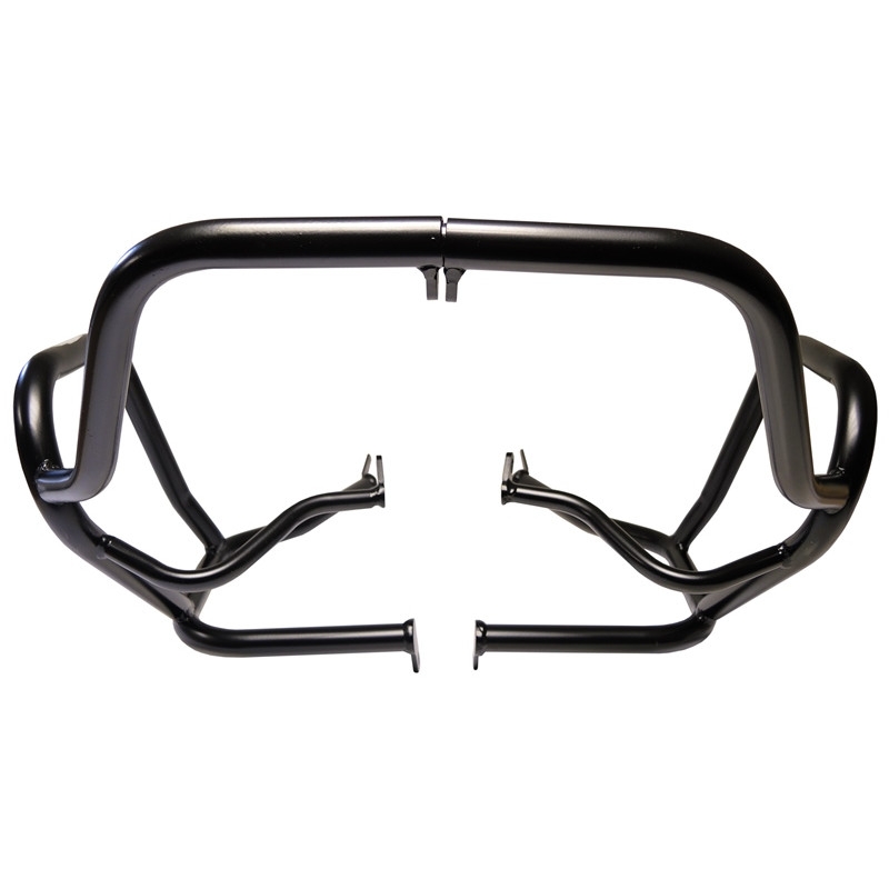 Engine guards RDMOTO matt black including struts under the headlight
