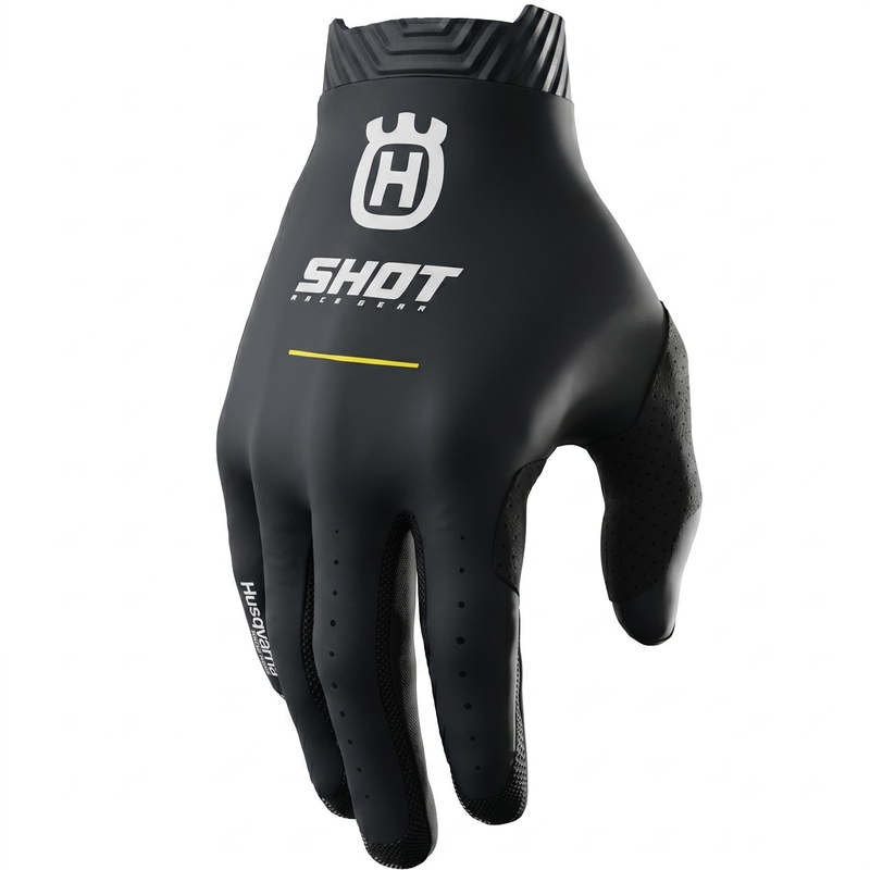 Mănuși de motocross Shot Lite HVA 27 negre