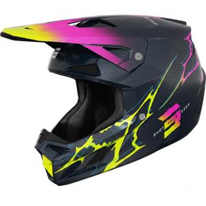 Cască motocross Shot Speed Rac albastru perlat