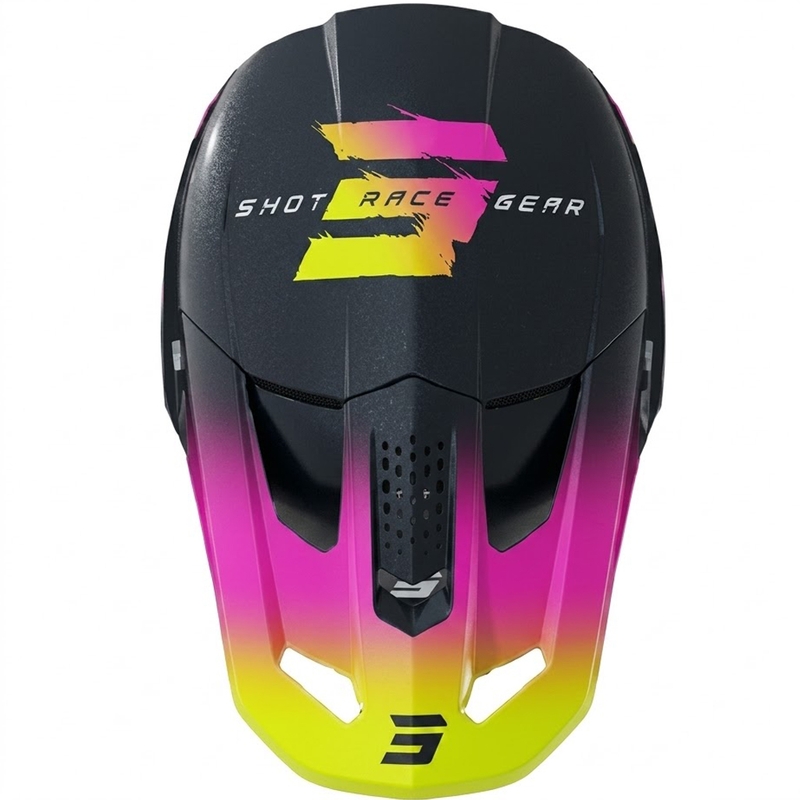 Cască de motocross pentru copii Shot Speed Rac, albastru perlat