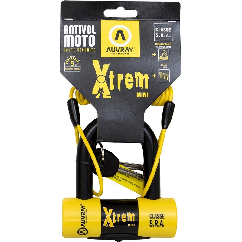 Blocator disc de frână Auvray XTREM Mini 16 mm galben