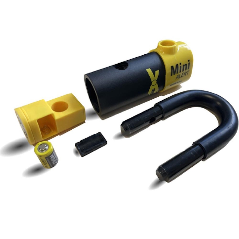 Lacăt pentru motocicletă Auvray XTREM cu lacăt XTREM Mini Alert U, negru