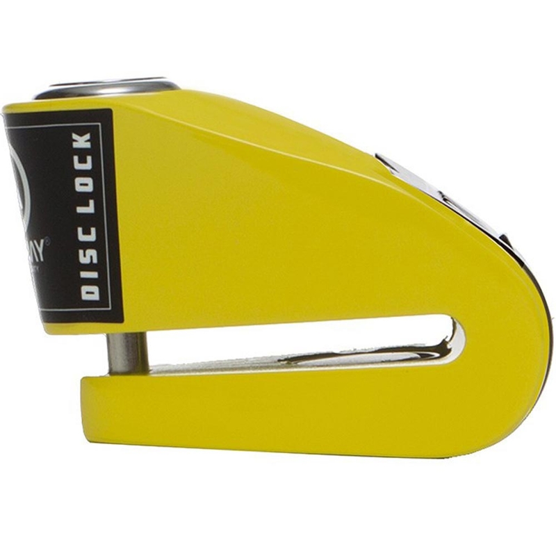 Blocator disc de frână Auvray B-Lock 06 cu alarmă 120 dB, galben