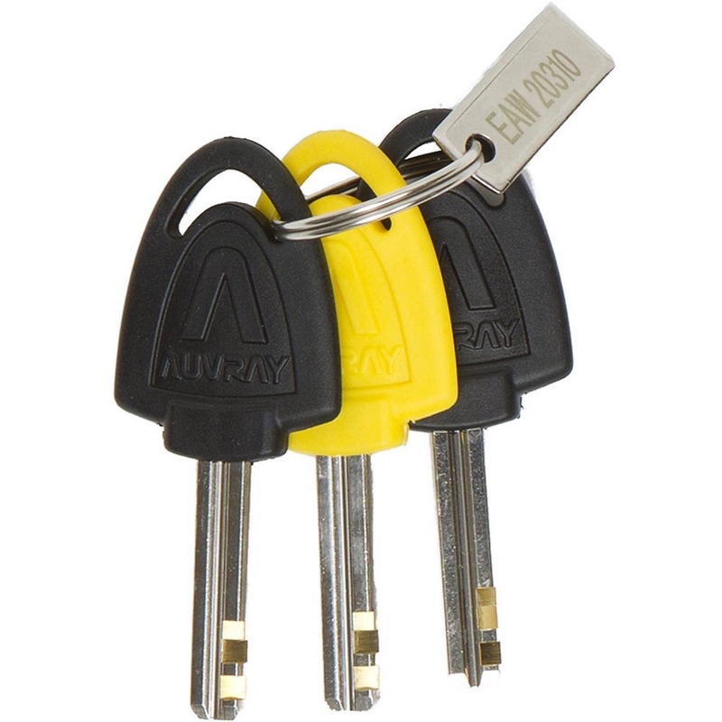 Blocator disc de frână Auvray B-Lock 06 cu alarmă 120 dB, galben