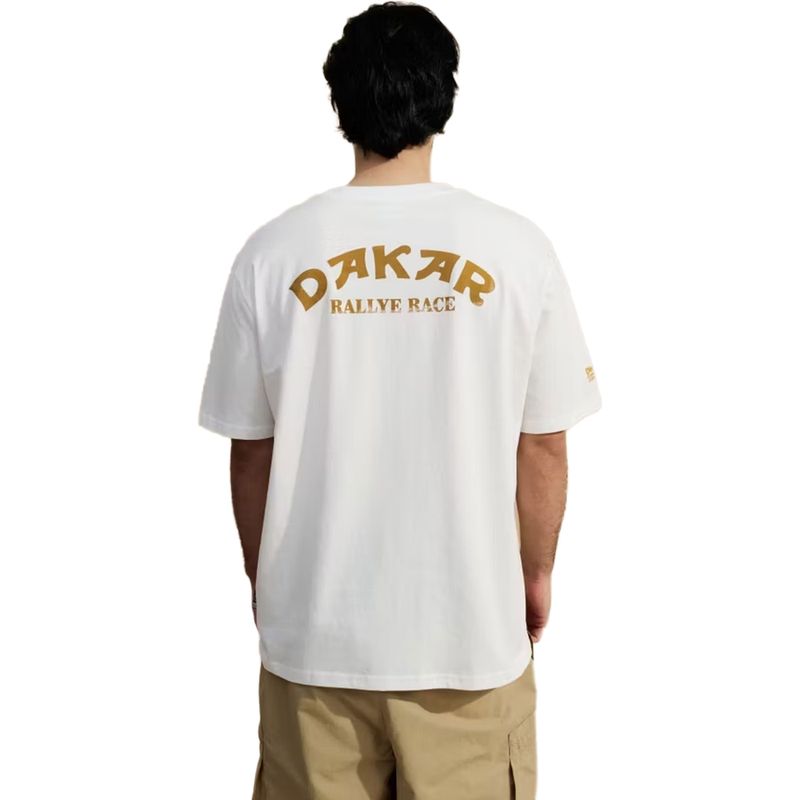 Tricou Dakar pilot alb