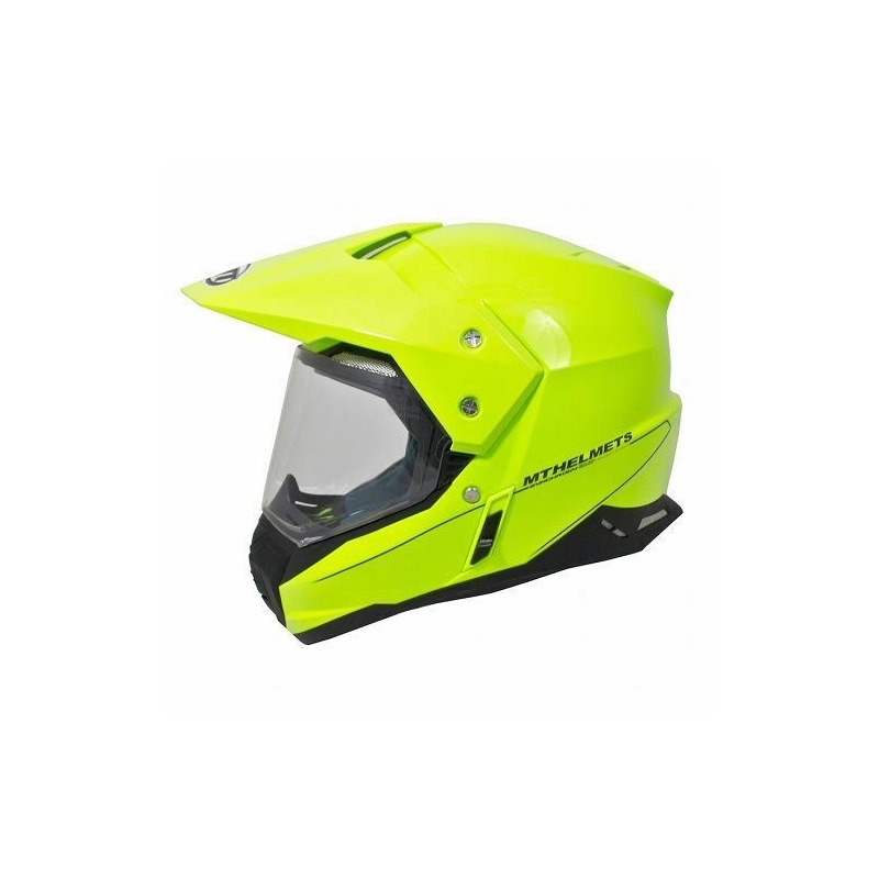 Cască de enduro MT Synchrony Duosport SV galben fluo výprodej lichidare