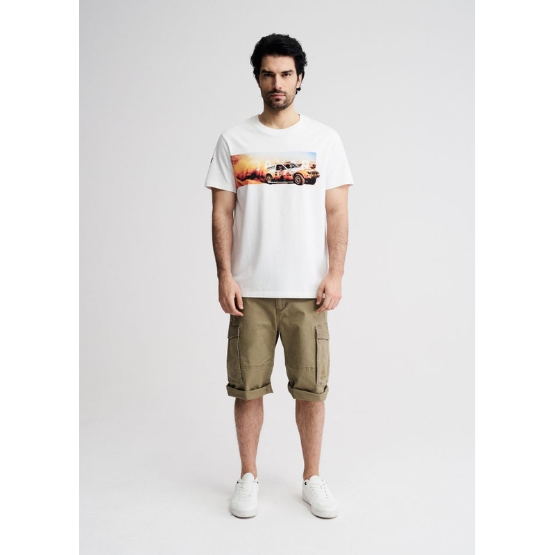 Tricou Dakar Ride B alb